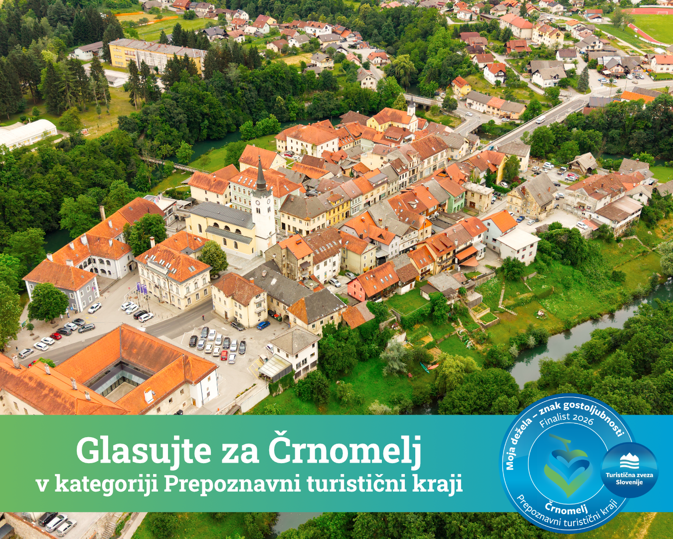 Okrasna grafika Glasujte za Črnomelj